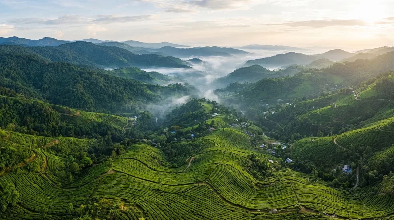 Northeast India landscape